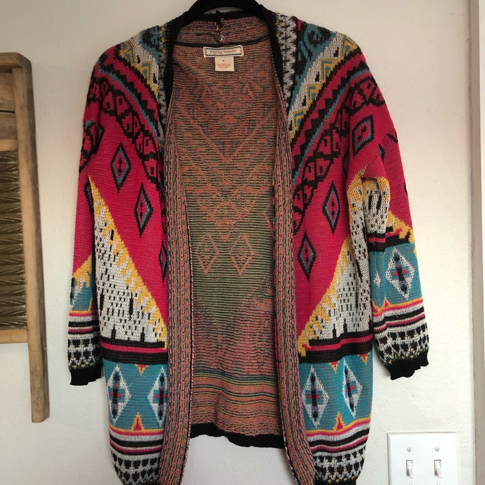 Aztec Tribal Southwest Cardigan